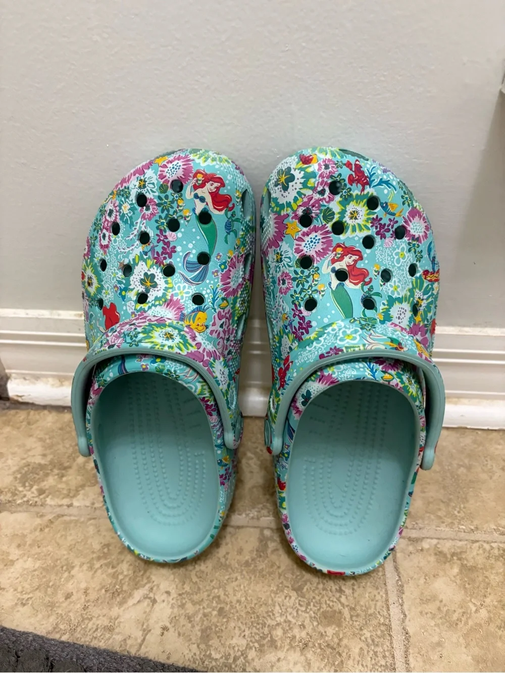 Little Mermaid Vera Bradley Crocs